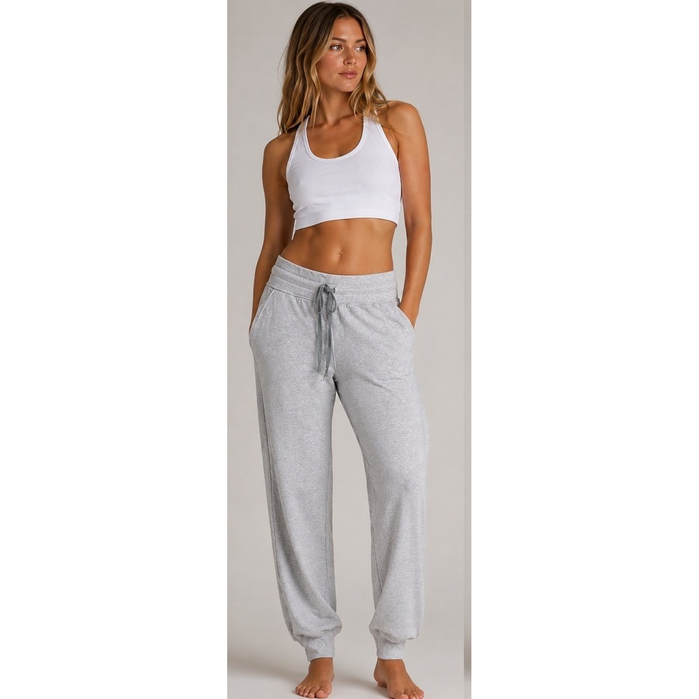 Lululemon Ready To Rulu High Rise Jogger Womens 8 Gray Drawstring Pants W5EKLS - Picture 1 of 11